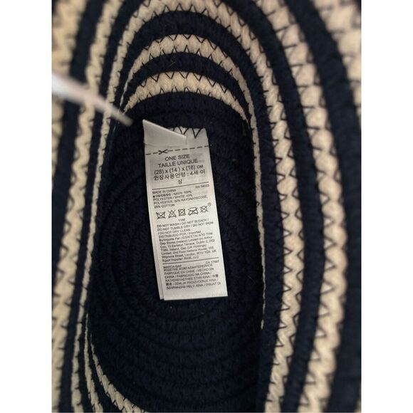 GAP Blue White Striped Crossbody Bag Mini Purse Summer Beach NWT - Picture 4 of 9